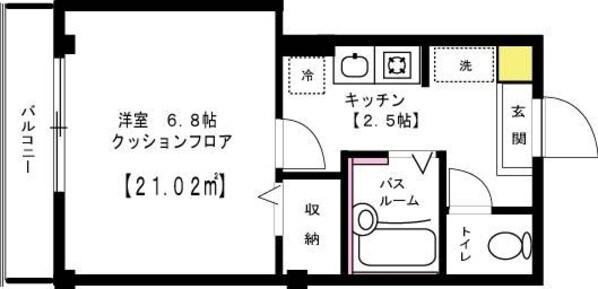 上中里駅 徒歩13分 1階の物件間取画像